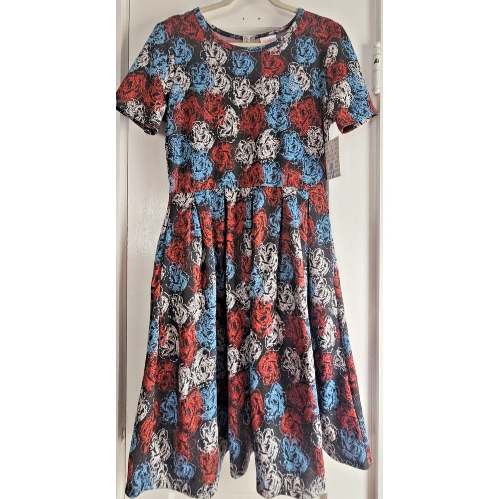 NWT LULAROE Amelia floral dress Woman XL